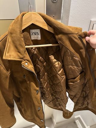 Chaqueta Zara Marrón Talla M