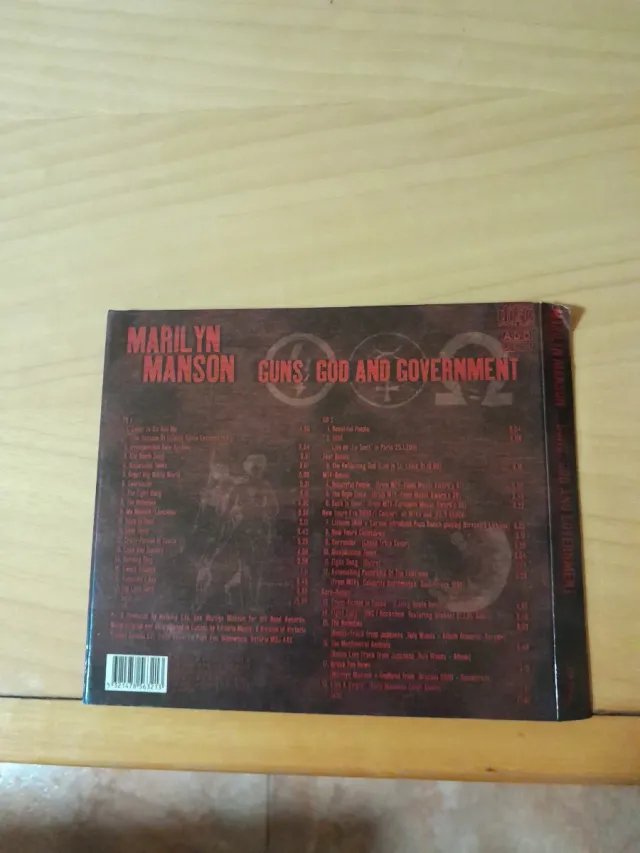 CD Marilyn Manson Portrait of an American Family