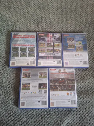 Lote 5 Juegos Pro Evolution Soccer PS2