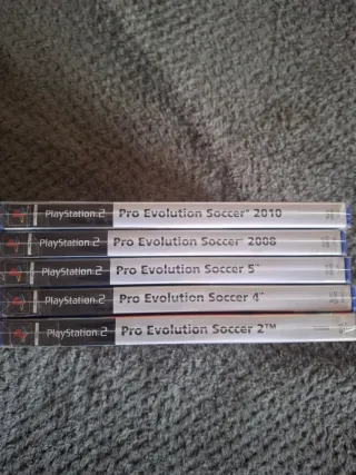 Lote 5 Juegos Pro Evolution Soccer PS2