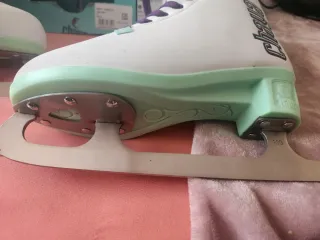 Patines de hielo Chaya blancos y menta talla 37