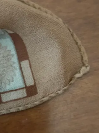 Sciarpa Fendi Seta Floreale Beige Verde