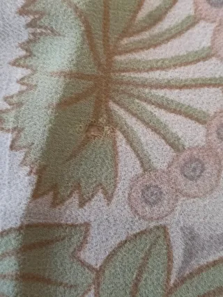 Sciarpa Fendi Seta Floreale Beige Verde