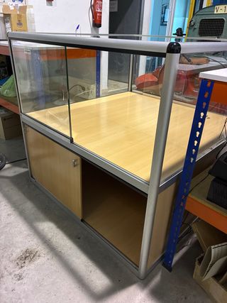 Vitrina expositora mostrador