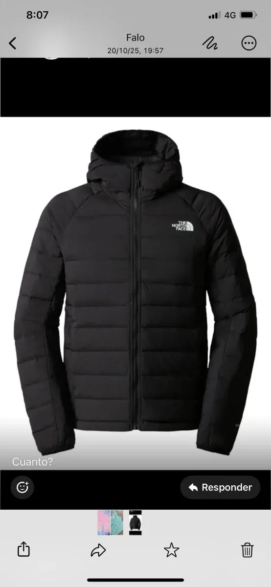 Chaqueta Nike XL Azul y Blanco