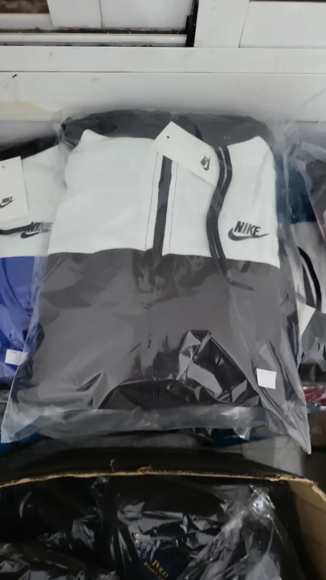 Chaqueta Nike XL Azul y Blanco