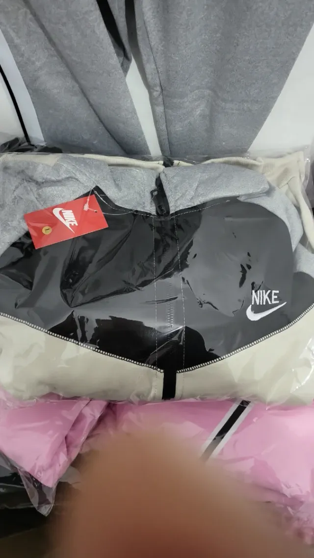 Chaqueta Nike XL Azul y Blanco