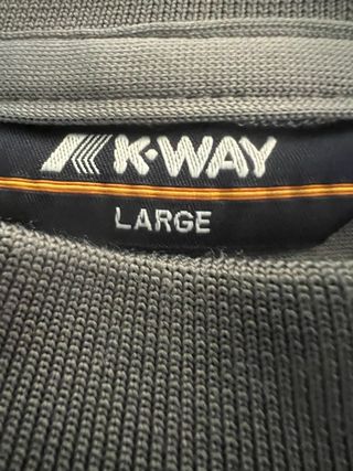 Sudadera K-Way Talla L Gris