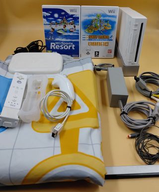 Nintendo Wii funzionante con giochi e accessori