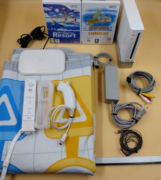 Nintendo Wii funzionante con giochi e accessori