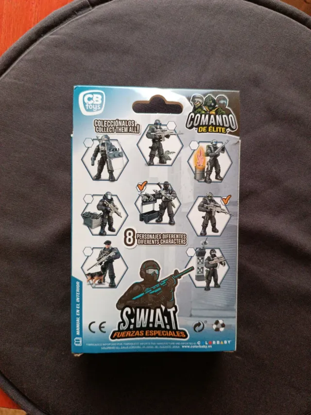 Figuras Acción SWAT CB Toys 2 Soldados para montar