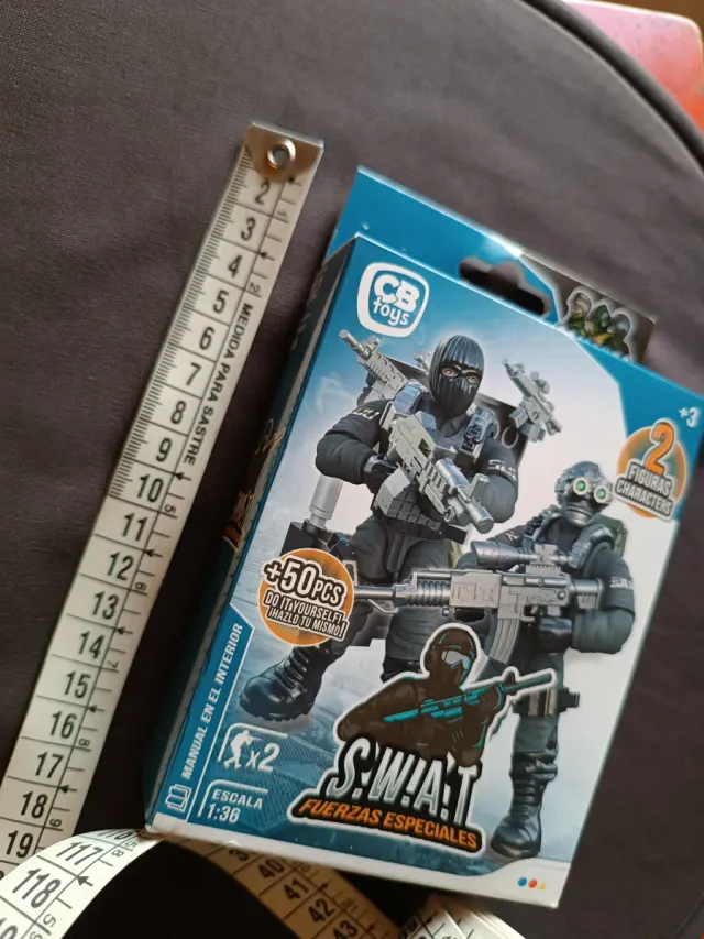 Figuras Acción SWAT CB Toys 2 Soldados para montar