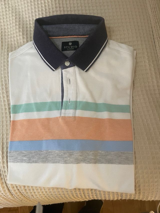 Polo Studio Clássico rayas hombre talla M