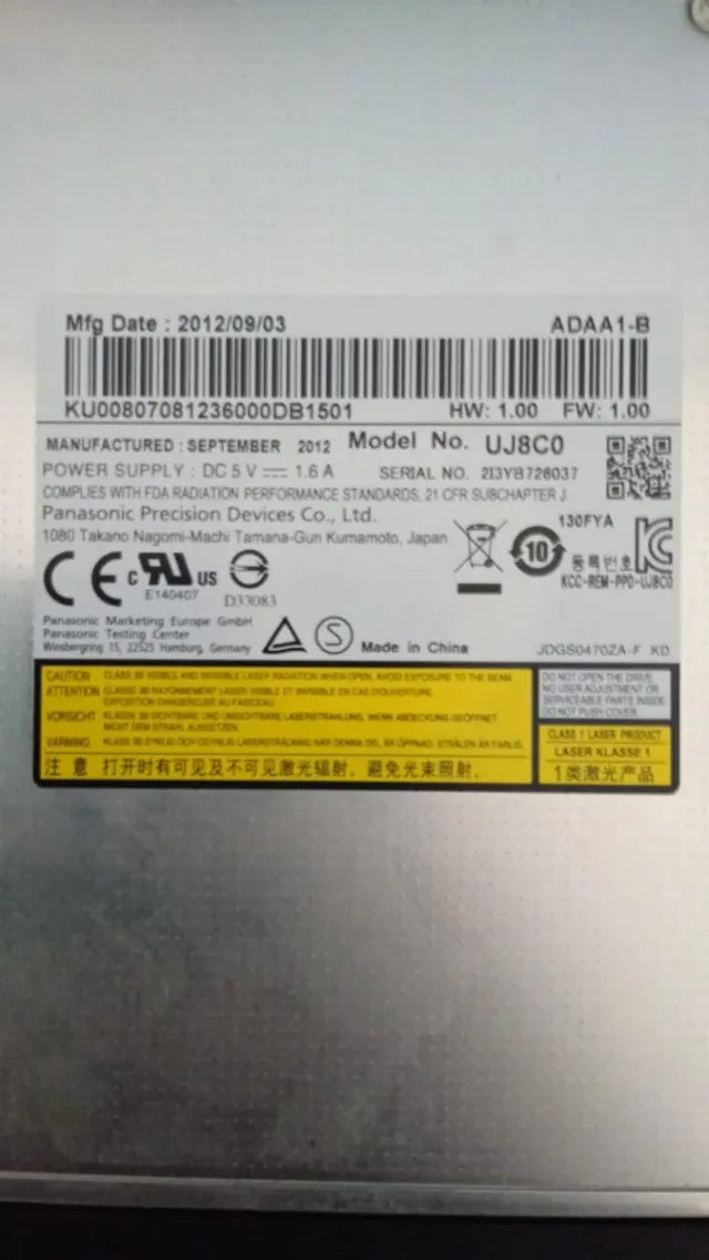 Lector CD DVD portátil