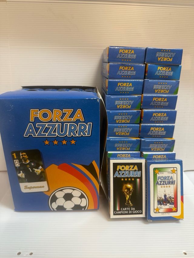 Lotto 48 Mazzi Carte Forza Azzurri Italia Campioni