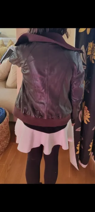 Chaqueta Stradivarius Marrón Chocolate