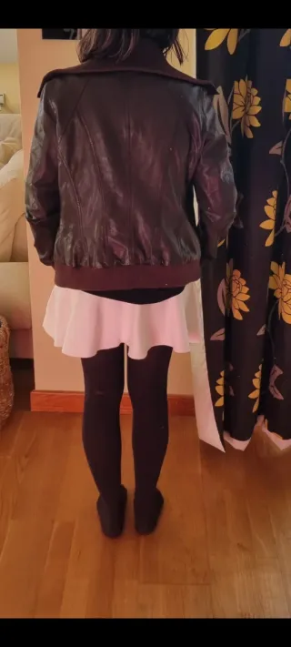 Chaqueta Stradivarius Marrón Chocolate