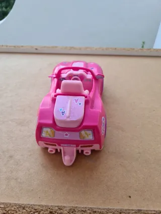 Coche y moto Pinipon rosa