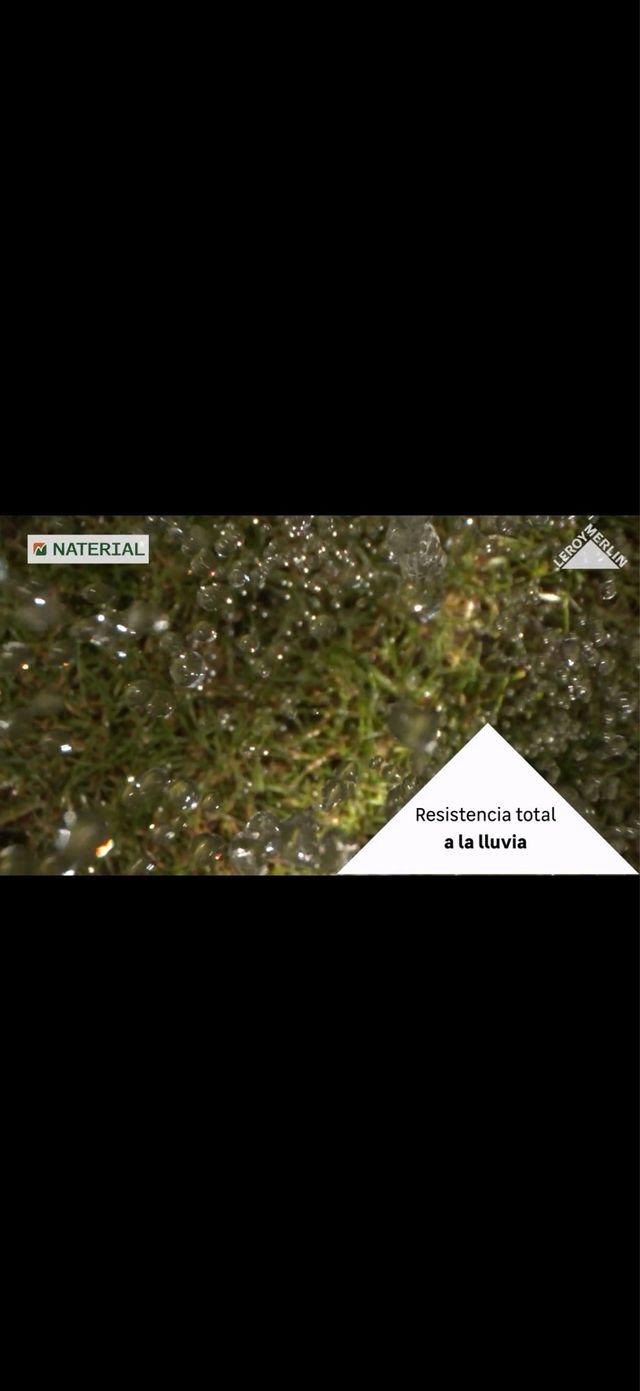 4 Rollos Césped Artificial Verde modelo santorini