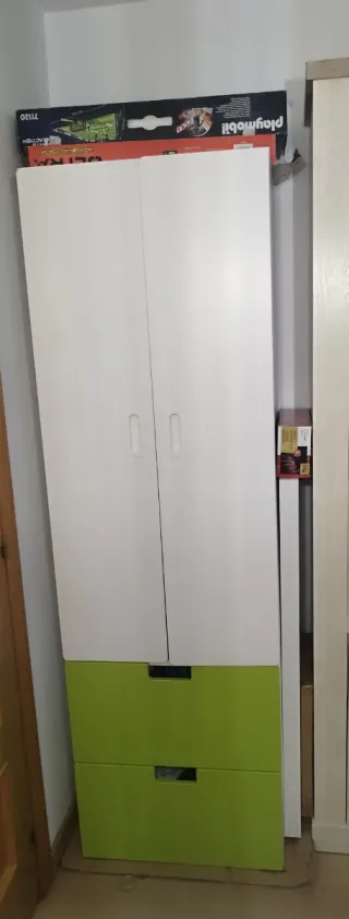 Armario Ikea Blanco y Verde