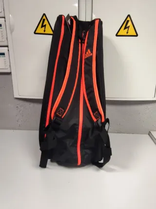 Paletero Adidas Negro Naranja