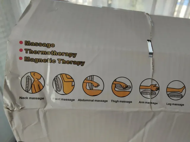 Respaldo de masajes nuevo