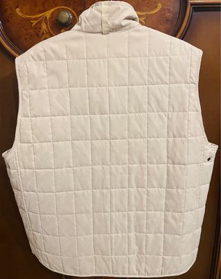 Gilet trapuntato beige vintage