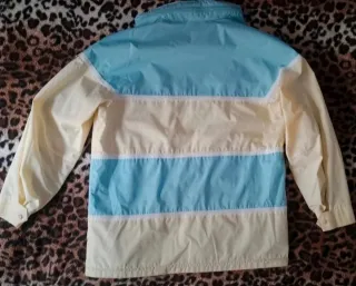 Chaqueta vintage azul y amarilla Talla 40