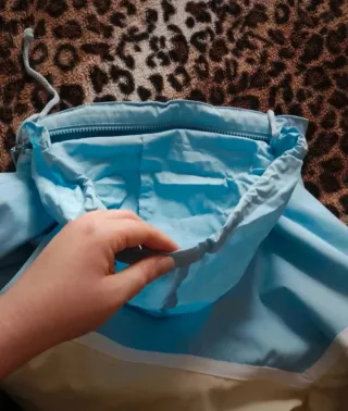 Chaqueta vintage azul y amarilla Talla 40