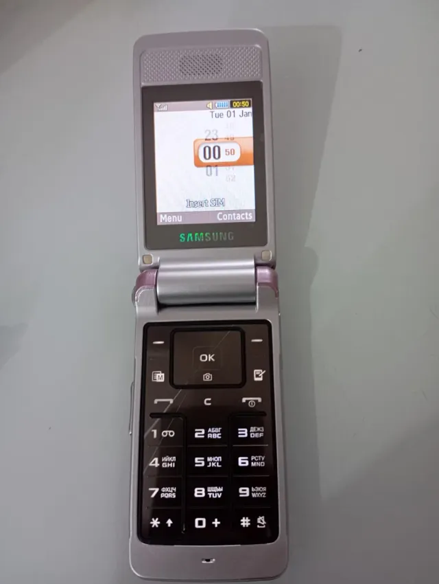 Móvil Samsung S3600 Rosa flip