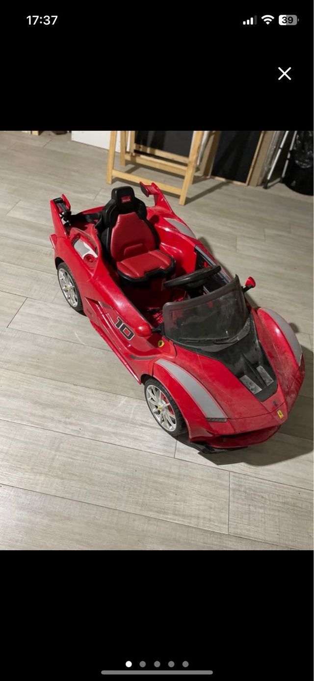 Coche Batería Ferrari Rojo