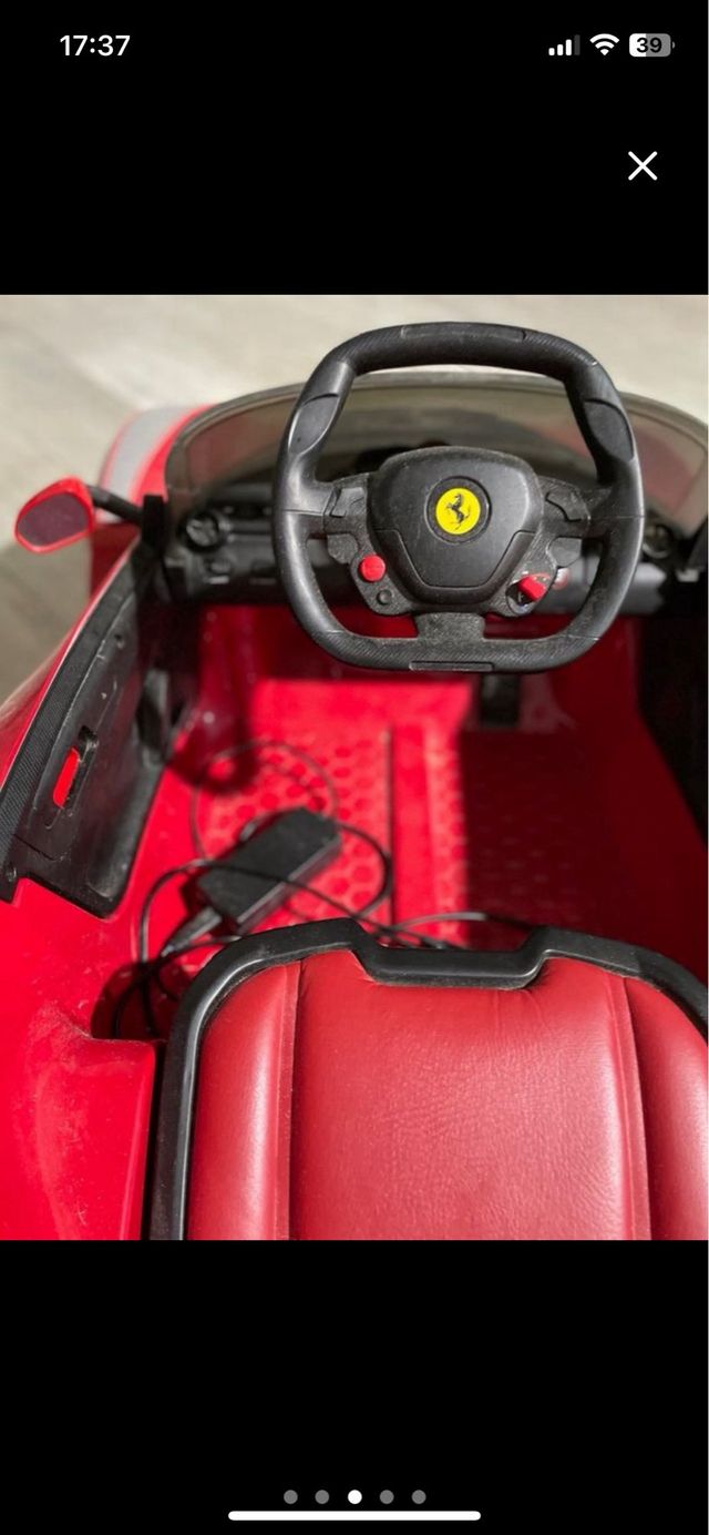 Coche Batería Ferrari Rojo