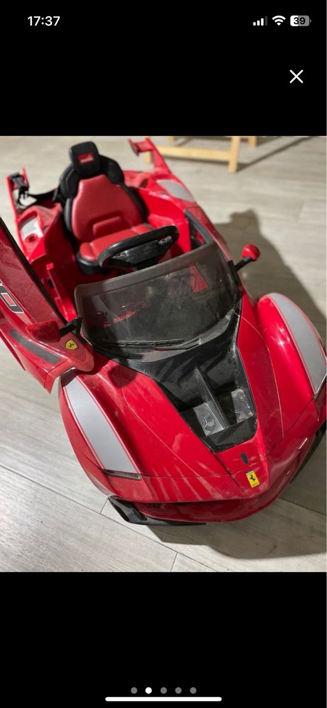 Coche Batería Ferrari Rojo