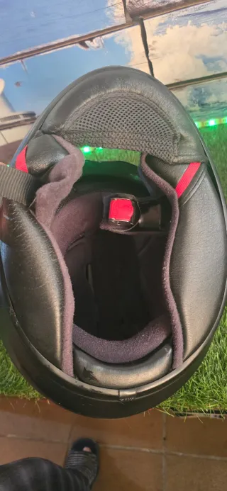 Cascos de moto y guantes