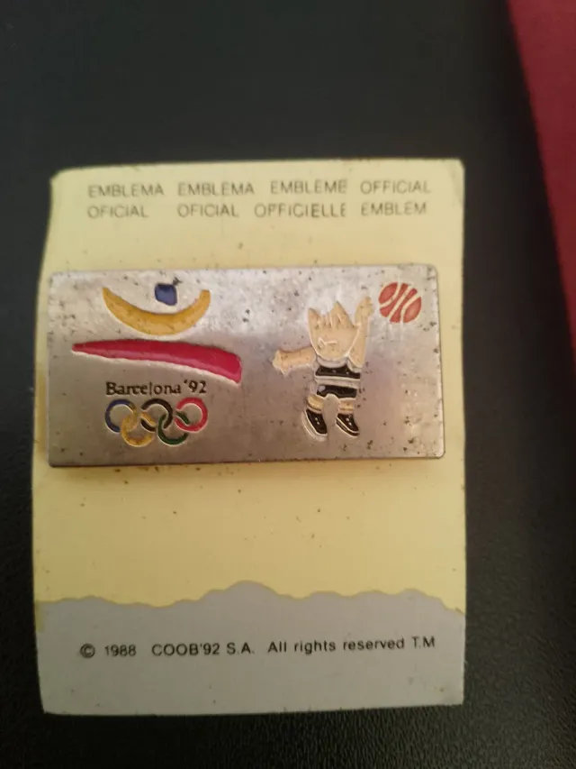 Pin Barcelona '92 COOB'92 S.A. 1988
