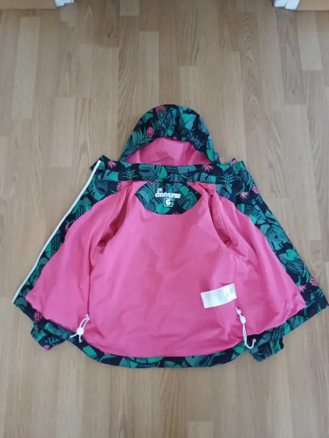 Chubasquero niña estampado tropical