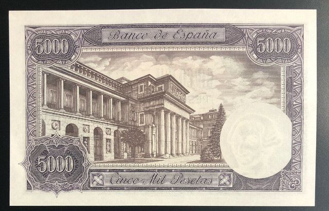 Billete 5.000 Pesetas año 1976. SIN CIRCULAR.