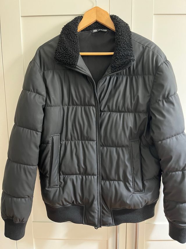 Chaqueta Zara acolchada negra Talla M
