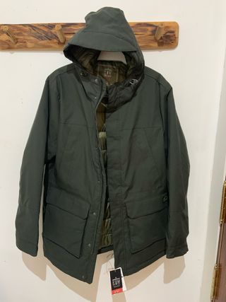 Abrigo Springfield Talla L Verde Nuevo