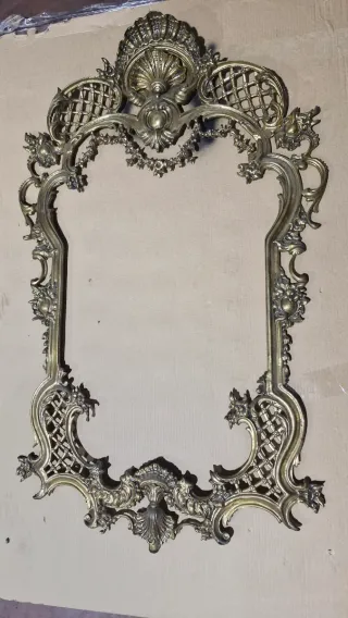 Marco antiguo bronce estilo barroco