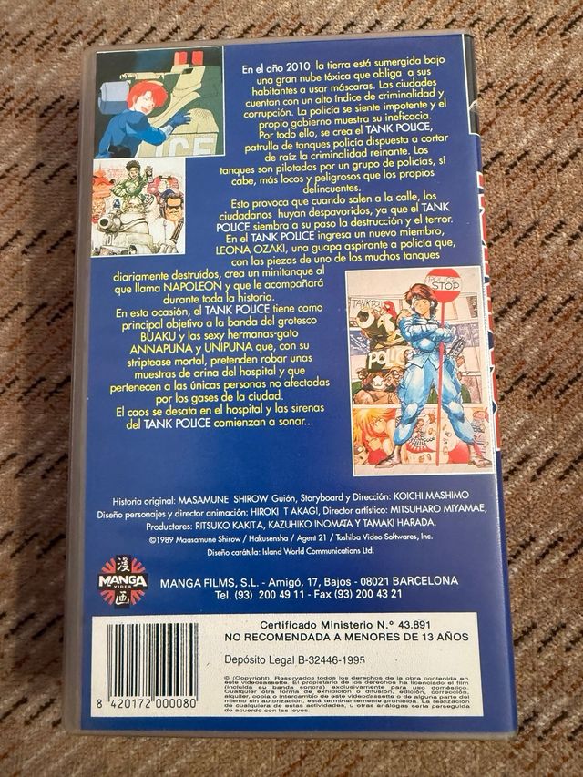 Dominion Tank Police VHS