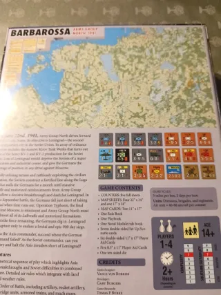 Barbarossa Army Group North 1941 GMT Games