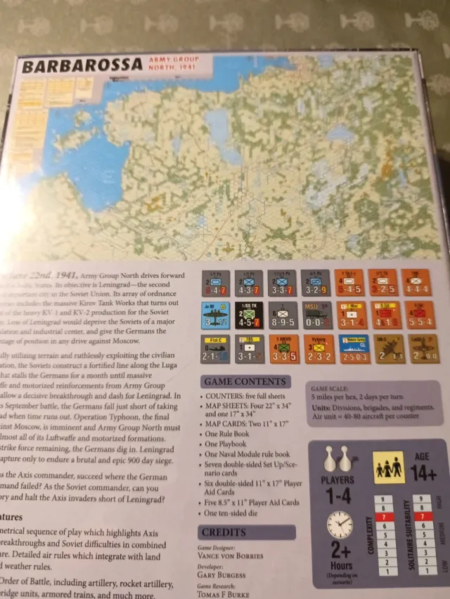 Barbarossa Army Group North 1941 GMT Games