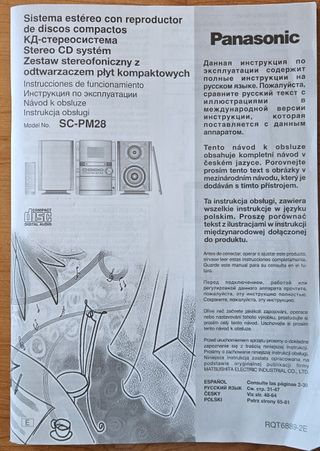 Minicadena musica Panasonic SA-PM28