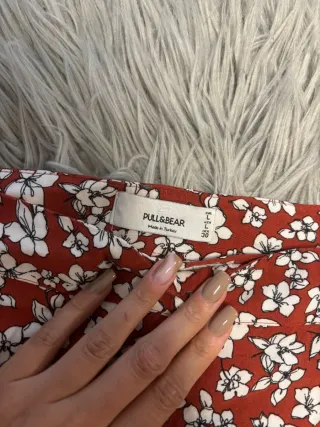 Falda pantalón Pull&Bear floral