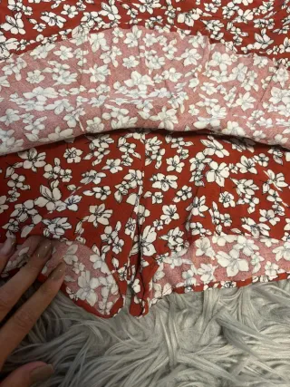 Falda pantalón Pull&Bear floral