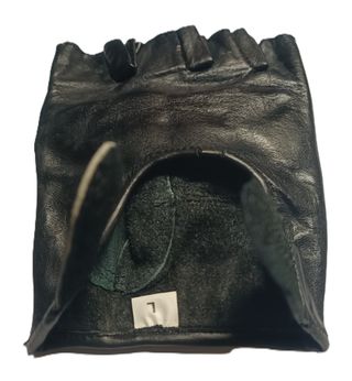 Guanti Bodybuilding Weider Pelle Nera Tg. M-L