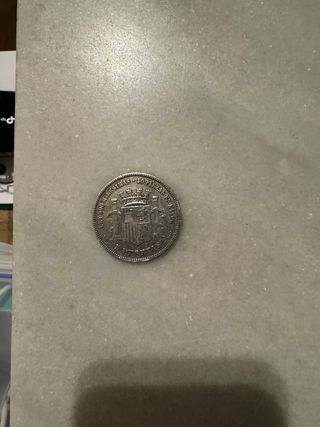 Moneda 5 Pesetas España 1870 SN.M.