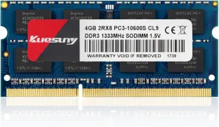 2x Tarjetas RAM DDR3 4GB no es Kingston es KUESUNY