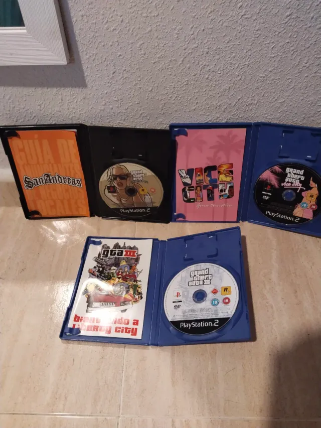 Lote Grand Theft Auto PS2 (3 juegos)